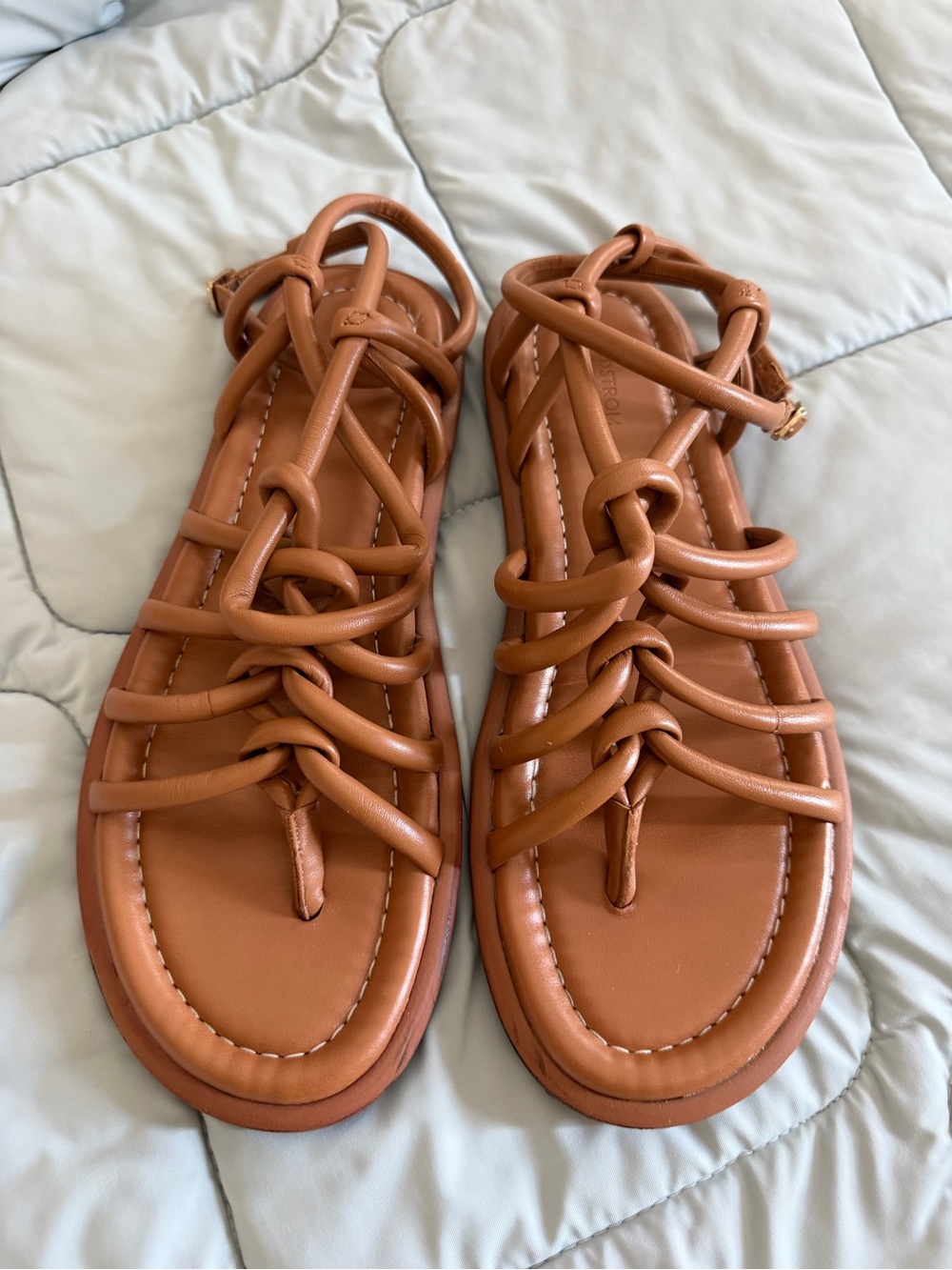 Nordstrom Leather Strappy Gladiator Sandals ‘Beatris’ excellent